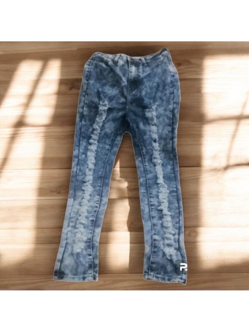 Bonage‎ festival jeans Womens Size 3 tye dye tie dye trendy fun to wear unique